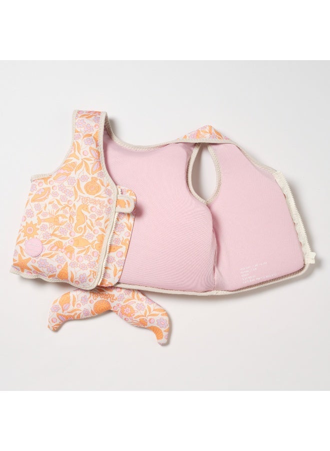 Sunnylife Kids Swim Vest 3-6 Ocean Magic Pink 3D – Kids Swim Vest Ocean Magic Pink 3D (3-6 Years) – Durable Life Jacket to Keep Kids Safe in Water - Image 4
